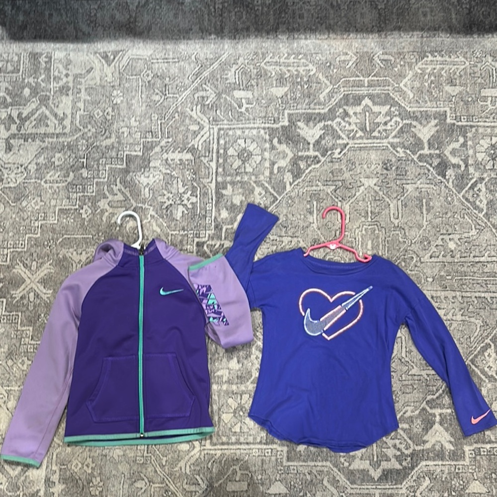 Nike Hooded Jacket and Nike Athletic Top